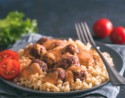 Mi: Königsberger Klopse mit Reis